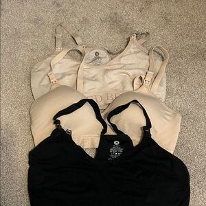 Women's Beige and Black Intimates Set